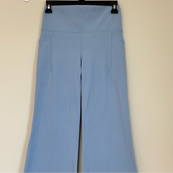 ATHLETA legging salutation stash flare leg baby blue high rise pull on yoga pant - Picture 5 of 16